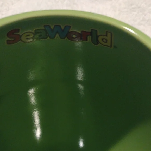 SeaWorld Cookie Monster Green and Blue Character Mug - Picture 2 of 4